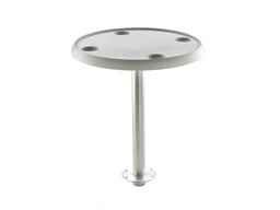 [PTR68] V-Quipment Pyöreä pöytä, Ø 60 cm, irroitettavalla jalalla, korkeus 68 cm
