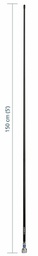 [PF AN NVHF00036] Scout QUICK2 BLACK 3 db VHF lasikuituantenni 1,5 m pitkä, pikakiinnityksellä