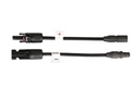 Aurinkopaneelin Välikaapeli (MC4 naaras- MC 3 uros) 15 cm