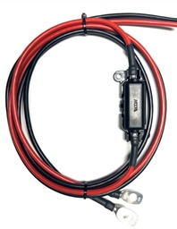 [R080390] Akkukaapeli 2x10mm², 1,3m + sulake 60A