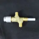 Kaasuhana sisäisellä solenoidiventtiilillä. Kaasuhana sopii kaikkiin Ventus- ja XCD-kaasujääkaappiin.v